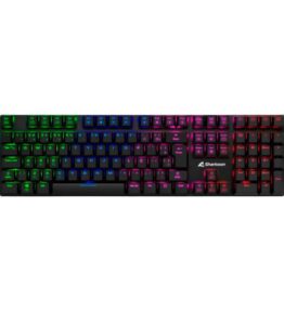 TECLADO GAMING SHARKOON PUREWRITER RGB MECANICO USB INGLES BLACK 4044951021482