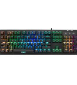 TECLADO GAMING RGB SHARKOON SKILLER SGK30 MECANICO ALAMBRICO INGLES 4044951030019