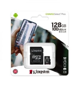 MEMORIA MICRO SD 128GB KINGSTON CANVAS SELECT 100R A SDCS2/128GB