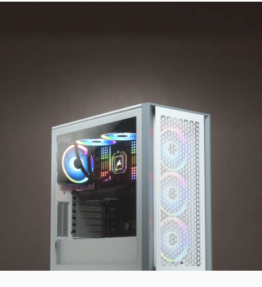 CASE GAMING CORSAIR 4000D AIRFLOW TEMPERED GLASS MID TOWER ATX WHITE CC-9011201-WW