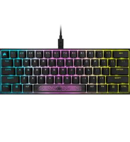 TECLADO GAMING CORSAIR K65 MECANICO USB INGLES BLACK CH-9194014-NA