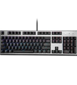 TECLADO GAMING COOLER MASTER CK-351 MECANICO USB INGLES SILVER CK-351-SKOR1-US