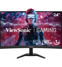 MONITOR 24" VIEWSONIC VX2468-PC-MHD FULL HD CURVED 1920X1080 165HZ 2MS HDMI DISPLAY PORT ) FreeSync