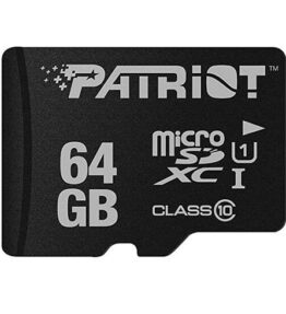 MEMORIA MICRO SD 64GB CLASE 10 PATRIOT PSF64GMDC10 LX SERIES