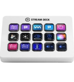 TECLADO STREAMING EL GATO MK2 MEMBRANA USB VARIOS WHITE 10GBA9911