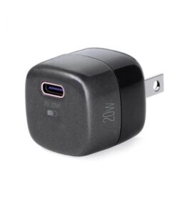 CARGADOR ARGOM FAST CHARGE DE PARED  USB VOLTA P2 TYPE C 20W ARG-AC-0120BK