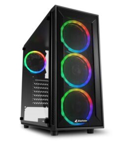 CASE SHARKOON TG4M RGB ATX BLACK 4044951034840