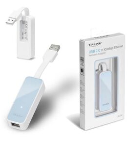 ADAPTADOR TP LINK DE RED  USB 2.0 100MBPS ETHERNET UE200 UN