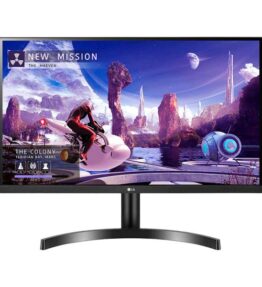 MONITOR 27" LG 27QN600-B QHD 2560x1440 75 HZ HDMI PLANO SLIM 719192637528