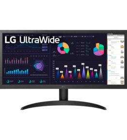 MONITOR 26" LG 26WQ500-B WFHD 2560 x 1080 75 HZ HDMI PLANO SLIM 195174035245