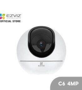 CAMARA DE SEGURIDAD EZVIZ 2K SMART HOME PAN & TILT LENS 4MM + AUTO ZOOM TRACKING CS-C6-A0-8C4WF 303102165