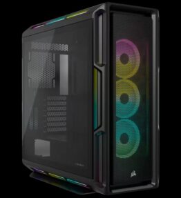 CASE GAMING CORSAIR iCUE 5000T ATX RGB TEMPERED GLASS MID TOWER SMART BLACK CC-9011230-WW