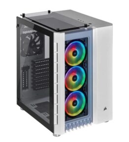 CASE CORSAIR CRYSTAL SERIES 680X RGB ATX HIGH AIRFLOW TEMPERED GLASS SMART WHITE CC-9011169-WW