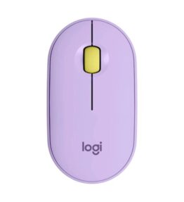 MOUSE LOGITECH INALAMBRICO BLUETOOTH LAVENDER LEMONADE 2.4GHZ M350 PEBBLE 910-006659