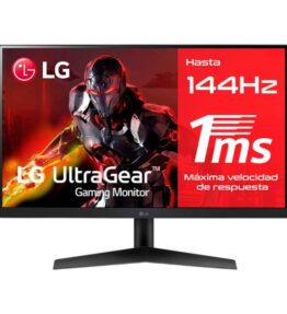 MONITOR 24&apos;&apos; LG 24GN60R-B FHD 1920 x 1080 144 Hz DP HDMI PLANO SLIM 195174040942