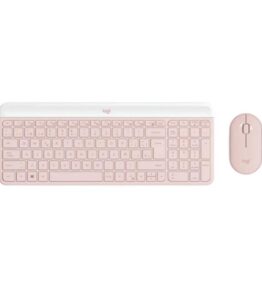 TECLADO Y MOUSE LOGITECH MK470 SLIM COMBO ROSE ESPAÃOL 920-011312