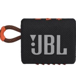 PARLANTE BLUETOOTH JBL GO 3 WATERPROOF NEGRO/NARANJA JBLGO3BLKOAM