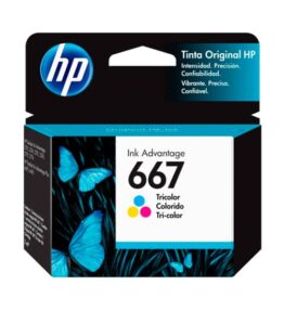 TINTA HP 667 TRICOLOR 3YM78AL