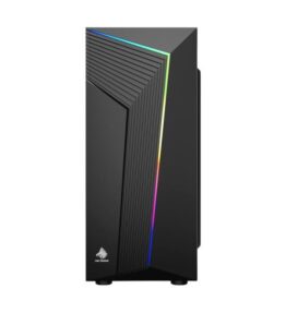 CASE GAMING EAGLE WARRIOR CG10AARA001C MICRO ATX U3 X 1+U1X2+HD AUDIO H430 RGB FRONT LIGHT