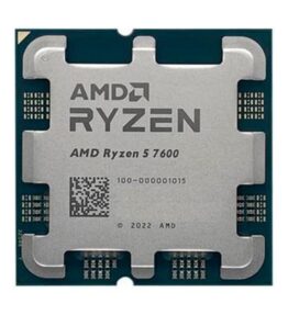 PROCESADOR AMD RYZEN 5 7600 7MA GEN  5.2 GHZ AM5 100-100001015BOX