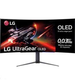 MONITOR LG 45" 45GR95QE-B FHD IPS 3440 X1440 240HZ DP HDMI OLED CURVO