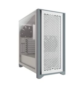 CASE GAMING CORSAIR 4000D iCUE AIRFLOW VIDRIO TEMPLADO MID-TOWER WHITE CC-9011240-WW