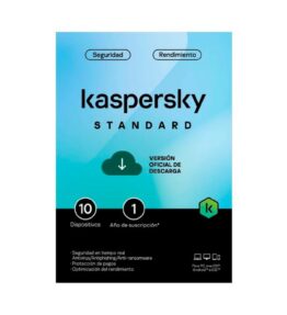 LICENCIA  KASPERSKY STANDARD 10 DISPOSITVOS 1 AÃ±O KSTA101