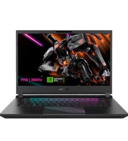 LAPTOP GIGABYTE  AORUS 15 9MF-E2US583 15.6" i5-12500H 512GB SSD 8GB T.V. RTX 4050 6GB WIN 11 HOME-ENGLISH