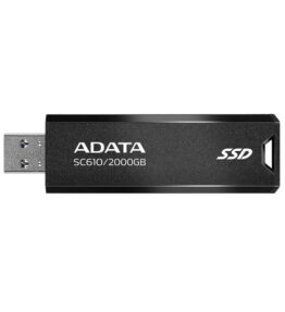 HD EXTERNO 2TB 3.2 SOLIDO ADATA BLACK/RED  SC610-2000G-CBK/RD