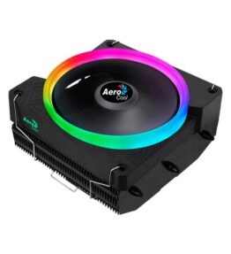 ABANICO AEROCOOL CYLON 3H ARGB PWM 4P PARA CPU CON TECNOLOGIA HEAT CORE TOUCH CON 3 TUBOS DE CALOR TERMICO ILUMINACION LED ARGB NEGRO ACTC-CL30320.73