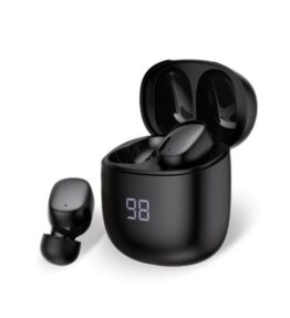 AUDIFONO ARGOM TRUE WIRELESS SKEIPOD E66 BLACK ARG-HS-5066BK