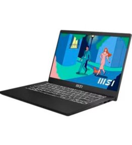 LAPTOP MSI C11M-207US 14" I7-1195G7 512GB SSD 8GB BLACK WIN 11 -ENGLISH