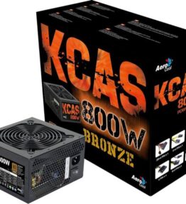 FUENTE DE PODER AEROCOOL 800W BRONZE KCAS-800W 100-240V ACPB-KC80FUC.12