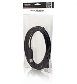 CABLE ARGOM USB PRINTER 2.0 AM/BM 6FT ARG-CB-0036