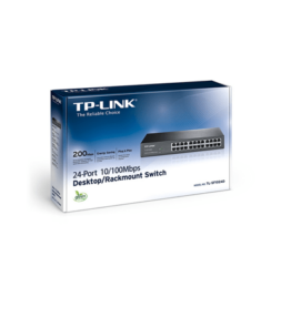 SWITCH TP LINK 24 PUERTOS 10/100 TL-SF1024D DESKTOP/RACKMOUNT