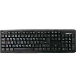 TECLADO STANDARD ARGOM KB-7414 MEMBRANA USB ESPAÃ±OL BLACK ARG-KB-7414