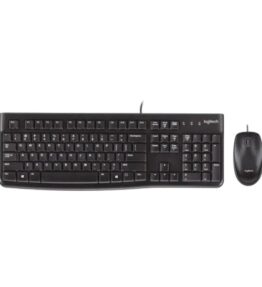 TECLADO Y MOUSE LOGITECH MK120 BLACK ESPAÃOL 920-004428