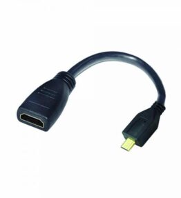 CABLE ARGOM MICRO HDMI MACHO A HDMI HEMBRA 6" ARG-CB-0054