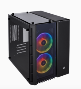 CASE CORSAIR CRYSTAL SERIES 280X TEMPERED GLASS MICRO ATX BLACK CC-9011135-WW