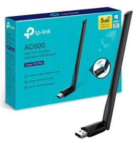 ADAPTADOR TP LINK AC600 INALAMBRICO DUAL BAND ARCHER T2U PLUS