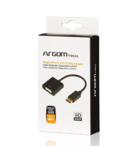 CABLE ADAPTADOR ARGOM DISPLAY PORT A DVI 6"/15CM ARG-CB-1322