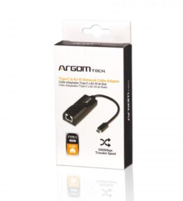 ADAPTADOR ARGOM TYPE C A RJ45 6" ARG-CB-0062