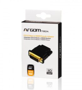 ADAPTADOR ARGOM DVI MACHO A HDMI HEMBRA ARG-CB-1320