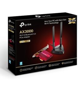 ADAPTADOR TP LINK AX3000 INALAMBRICO BLUETOOTH 5.0 ARCHER TX3000E