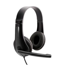 HEADSET ARGOM CON MICROFONO STEREO USB METRO 78 ARG-HS-0078