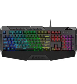 TECLADO GAMING RGB SHARKOON SKILLER SGK4 MEMBRANA ALÃMBRICO INGLÃS 4044951020478