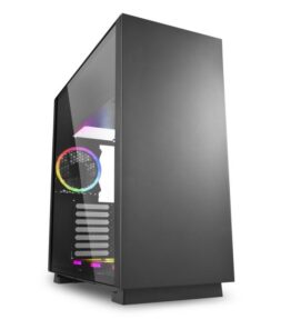 CASE SHARKOON GAMING PURE STEEL BLACK RGB ATX 4044951026616