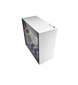 CASE SHARKOON GAMING PURE STEEL WHITE RGB ATX 4044951027460