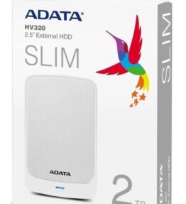 HD EXTERNO 2TB 2.5 ADATA WHITE AHV320-2TU31-CWH