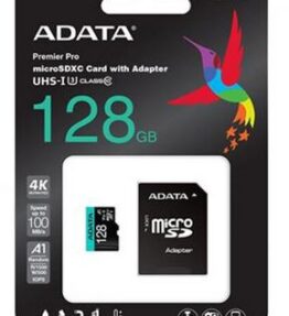 MEMORIA MICRO SD 128GB ADATA AUSDX128GUI3V30SA2-RA1